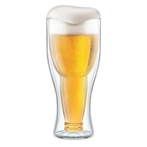Bottoms Up Beer Glass