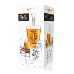 Brain Freeze Skull Decanter Set