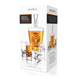 Brain Freeze Skull Decanter Set