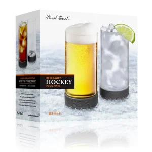Breakaway Hockey Puck Pints - Set of 2