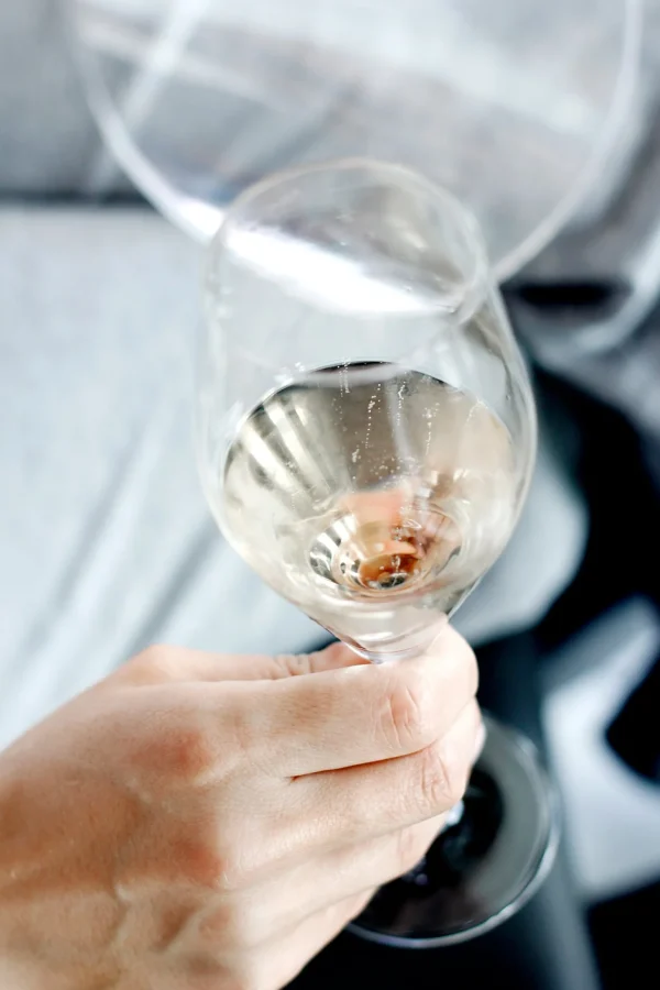 Champagne Lead-Free Crystal Glasses - Set of 2