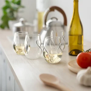 Conundrum White Wine Glasses - Set of 4 - 9 oz (266ml)