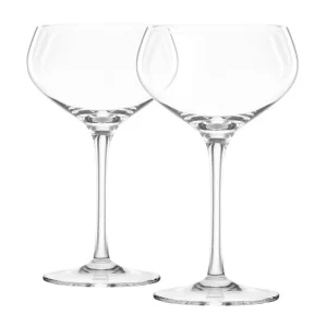 Coupe Lead-Free Crystal Glasses - Set of 2