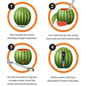 Deluxe Watermelon Keg Tapping Kit