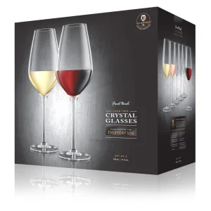 Everyday Lead-Free Crystal Wine Glasses - Set of 6