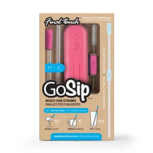 GoSip Glass Reusable Straws - Sky Blue