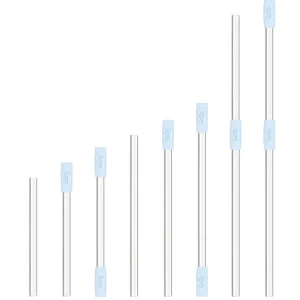 GoSip Glass Reusable Straws -Translucent Blue