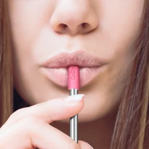 GoSip Stainless Steel Reusable Straws - Grey