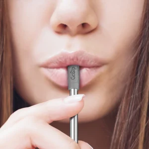 GoSip Stainless Steel Reusable Straws - Translucent Grey