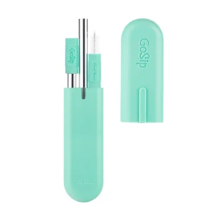 GoSip Stainless Steel Reusable Straws - Grey