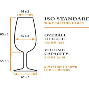 ISO / INAO  Wine Tasting Glasses - Set of 6