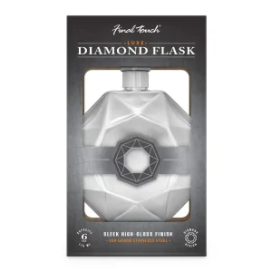 Luxe Diamond Flask - Stainless Steel