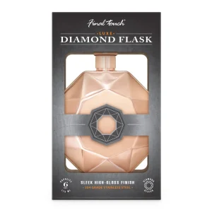Luxe Diamond Flask - Stainless Steel