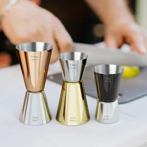 Mixed Metal Jigger Set - Set of 3