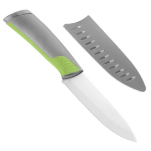 Non-Slip Bar Cutting Board & Ceramic Knife