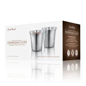 2.5 oz Double-Wall Espresso Cups - Set of 2