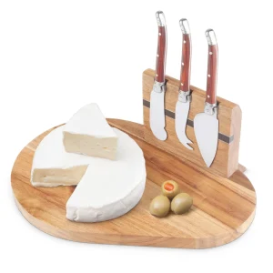5 Piece Magnetic Cheese Board Set