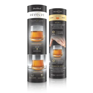 Revolve - Revolving Shot Glass - Set of 4