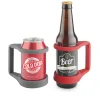 Silicone Beverage Handles - 1 Grey & 1 Red