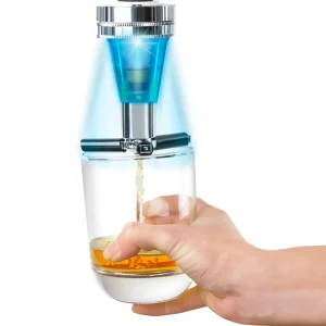 Single Bottle LED Wall / Table Mounted Liquor Dispenser