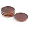 Solid Wood Drink Coasters - Set of 4