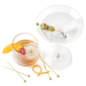 Stainless Steel Cocktail Picks - Set of 6