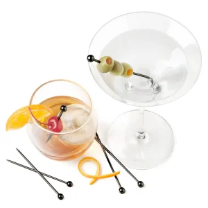 Stainless Steel Cocktail Picks - Set of 6