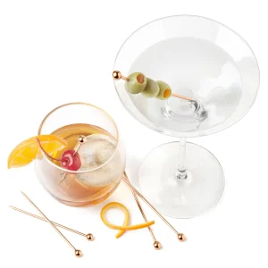 Stainless Steel Cocktail Picks - Set of 6