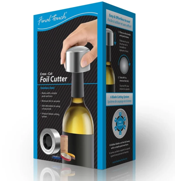 Stainless Steel Cross-Cut Foil Cutter