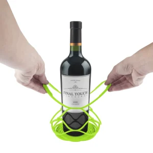 Up&Away Collapsible Silicone Bottle Bag - Grey