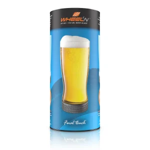 Wheel'n 25 oz / 750 ml Racing Tire Beer Glass