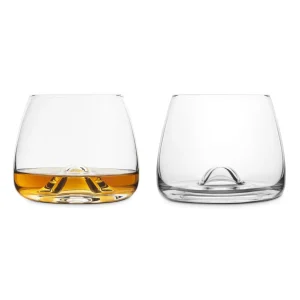 Whiskey Lead-Free Crystal Glasses - Set of 2