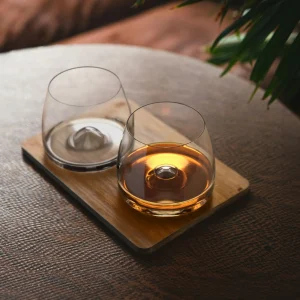 Whiskey Lead-Free Crystal Glasses - Set of 2