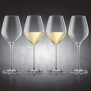 White Wine Lead-Free Crystal Glasses - Set of 2