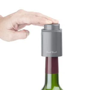 Wine Bottle Pump / Stopper - Grey