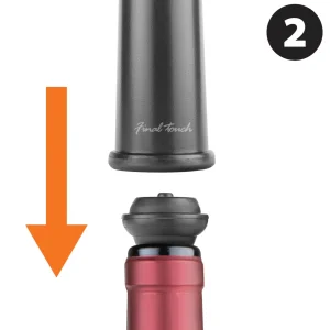 Wine Bottle Pump with Two Stoppers