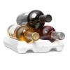 Wine Bottle Stacker - 2 Piece - White