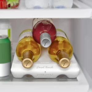 Wine Bottle Stacker - 2 Piece - White