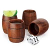 Wood Barrel Shots - Set of 4