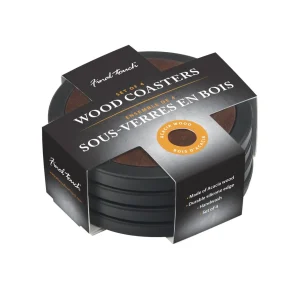 Wood Coasters - Set of 4