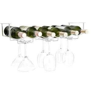 Under Cabinet 6 Bottle Wine / Glass Rack